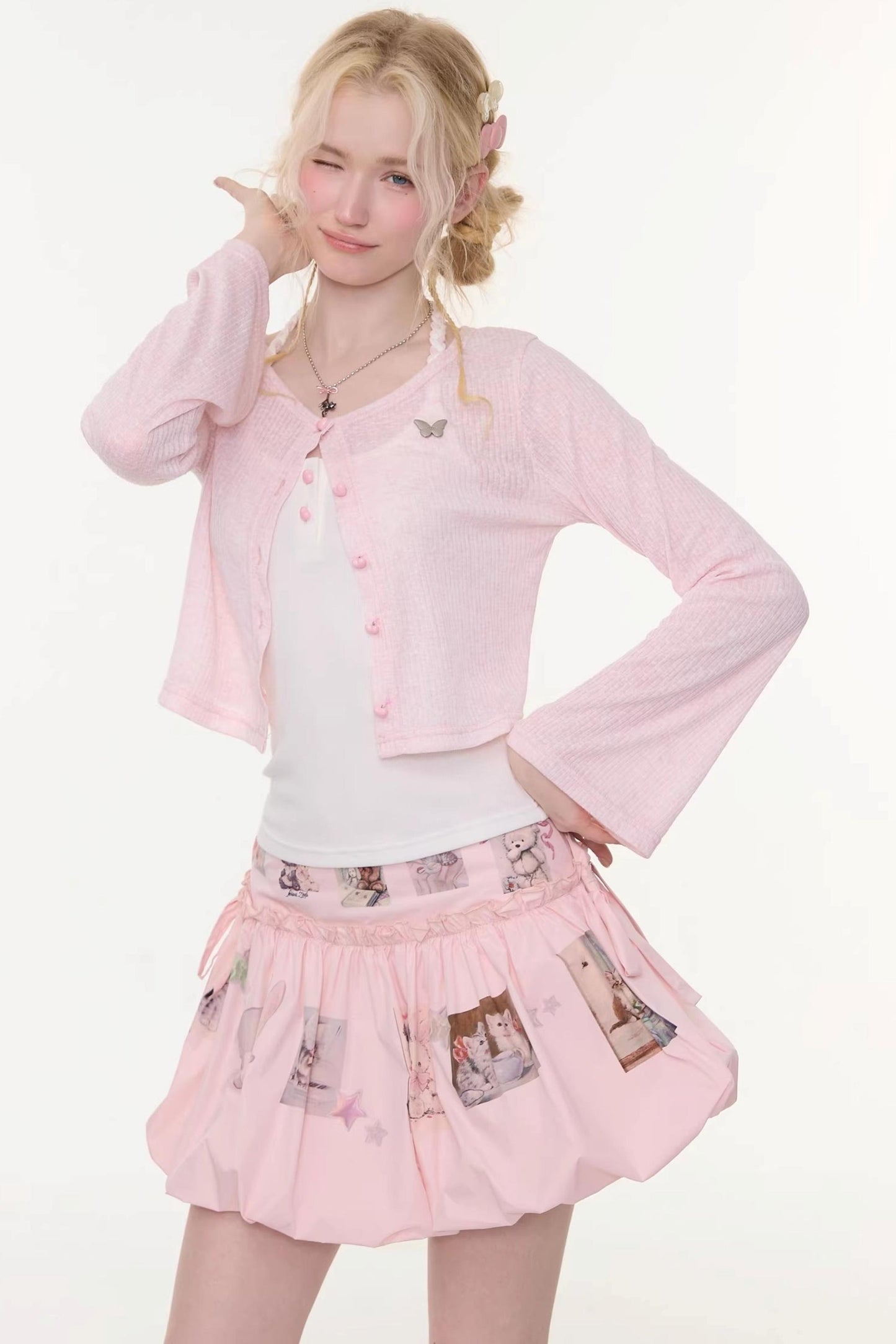 Sweet Slim Knit Cardigan