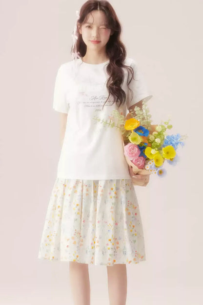 Graffiti Love Bouquet T-shirt