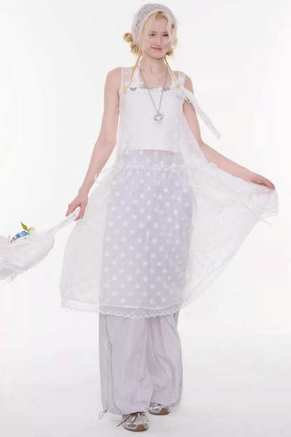 Sweet Sheer Dot Dress
