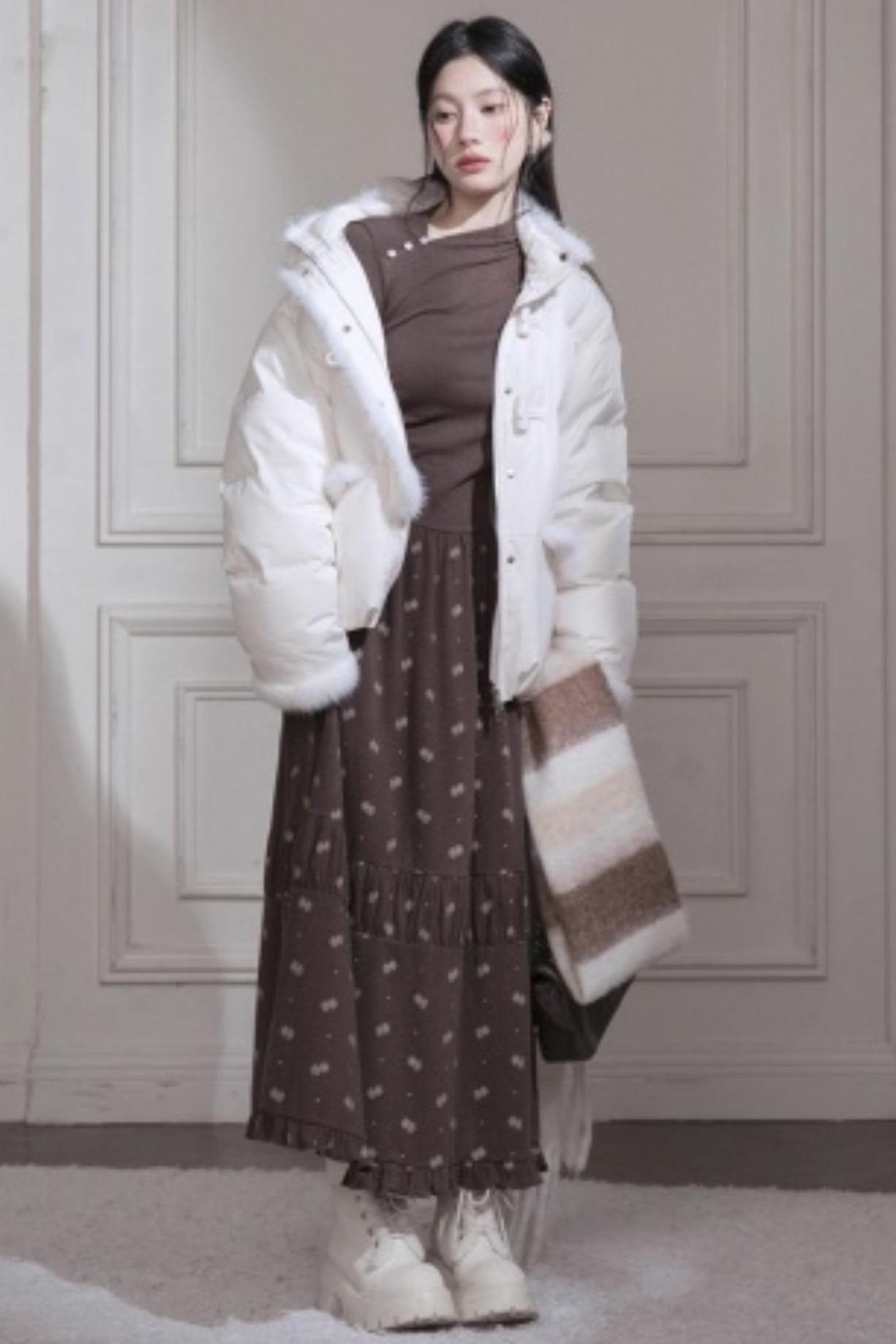 Snowflake Long Dress