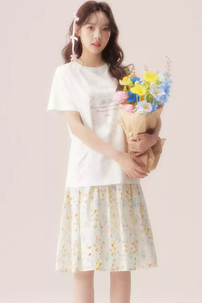 Graffiti Love Bouquet T-shirt