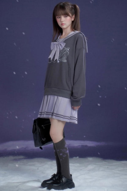 Sweet Lavender Purple Sailor Dress