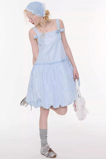 Ribbon Balloon Camisole Dress