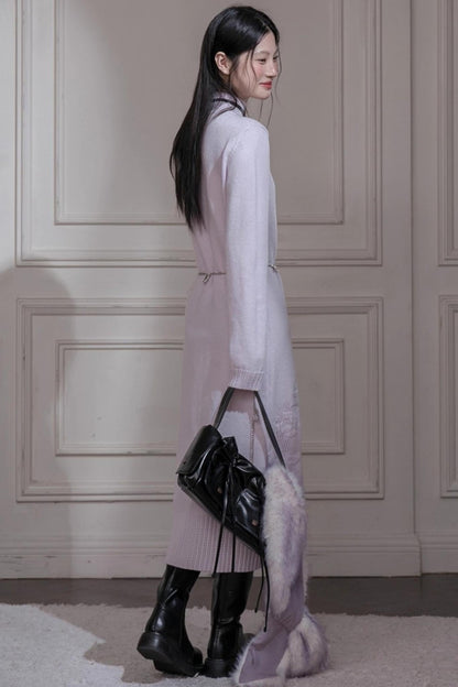 Turtleneck Knit Dress