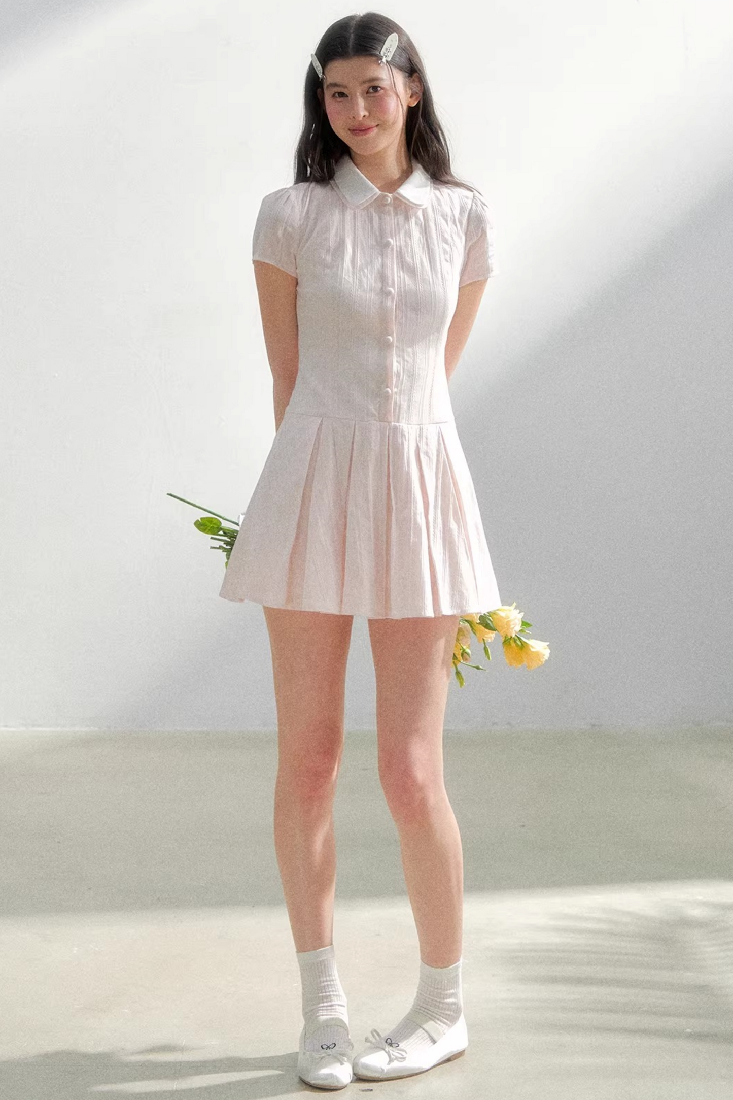 Retro College Shirt Dress