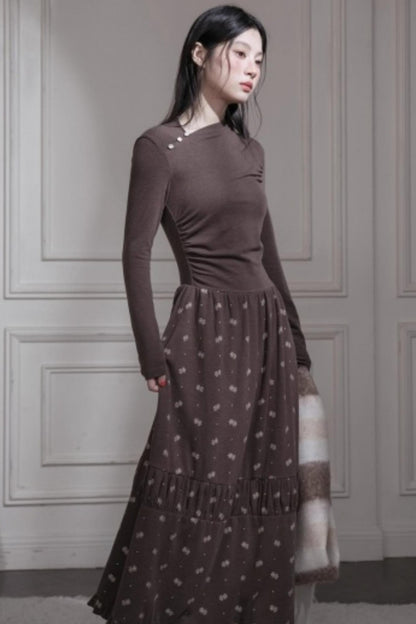 Snowflake Long Dress