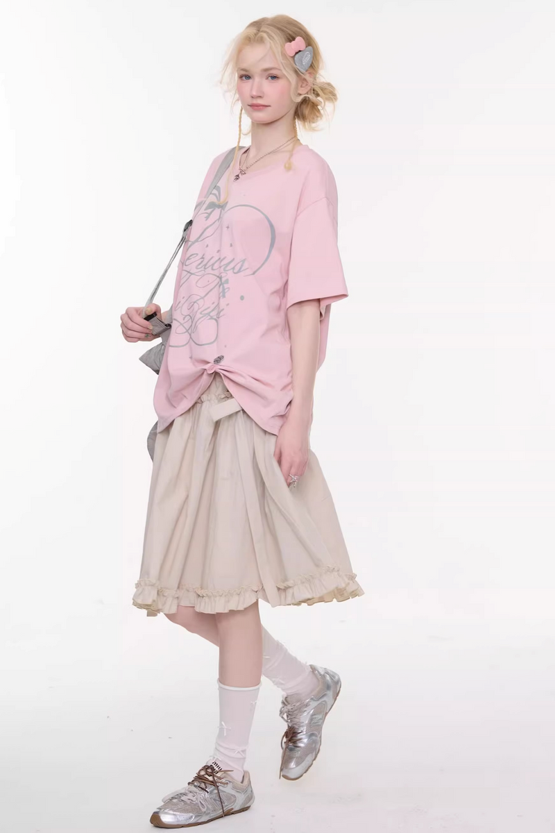 Star Falling V-neck Top
