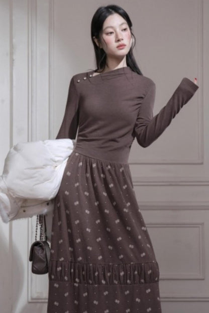 Snowflake Long Dress