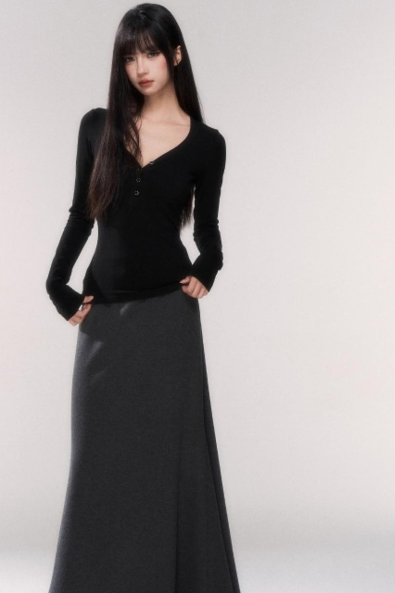 V-neck Tight Style Top
