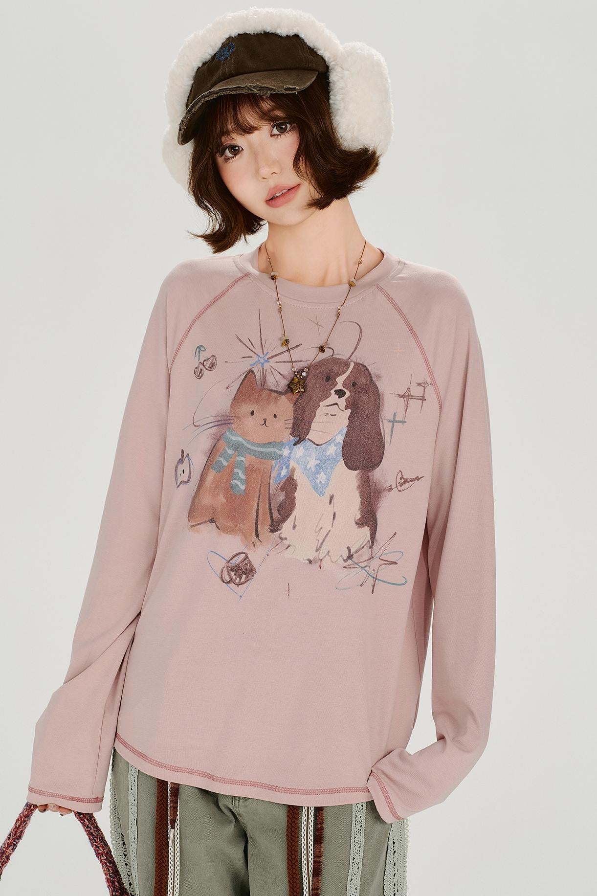 American Animal Retro Raglan Top