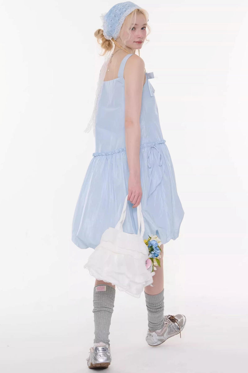 Ribbon Balloon Camisole Dress