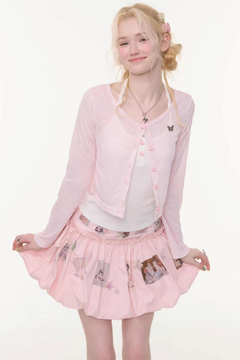 Sweet Slim Knit Cardigan
