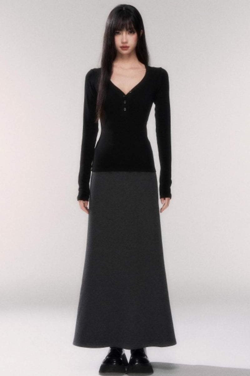 V-neck Tight Style Top