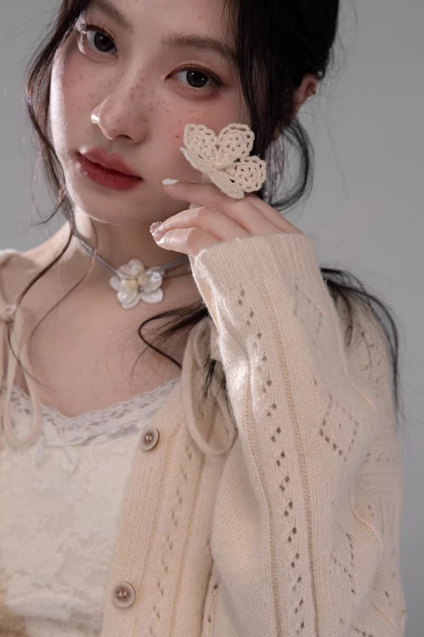 Crochet Cardigan + Skirt