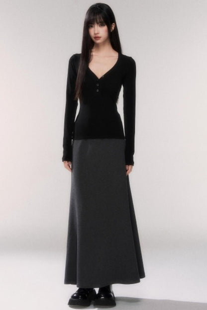 V-neck Tight Style Top