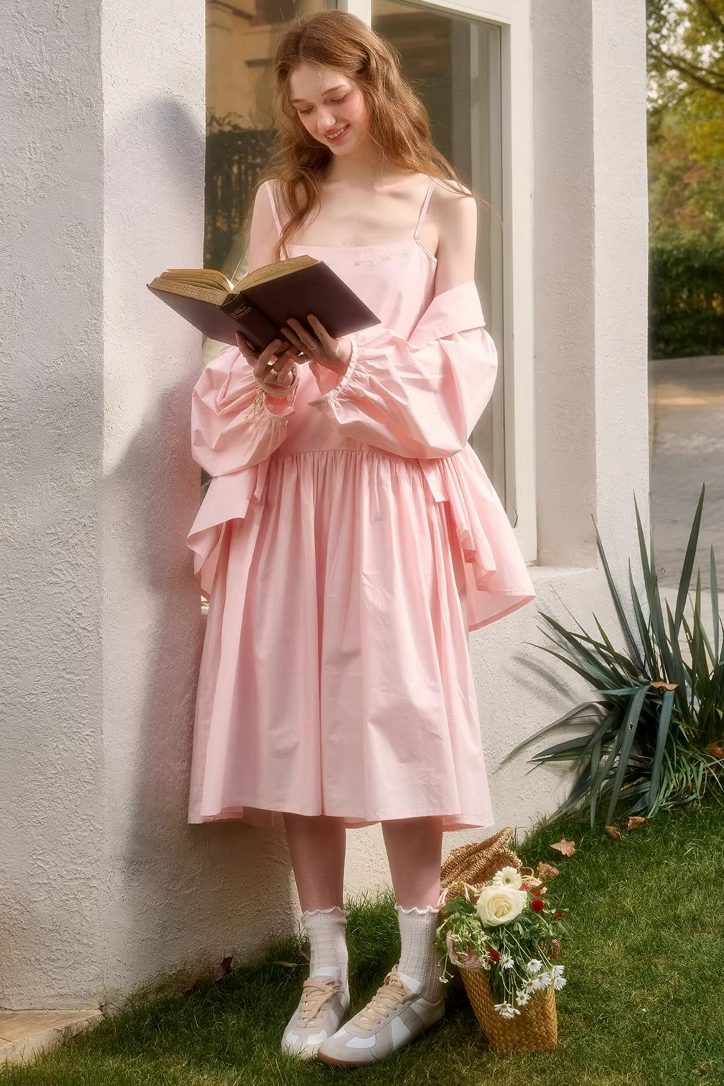 Baby Pink Sweet Dress + Shirt