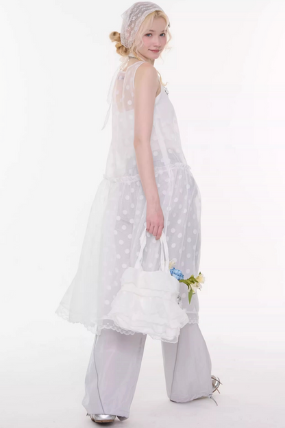 Sweet Sheer Dot Dress