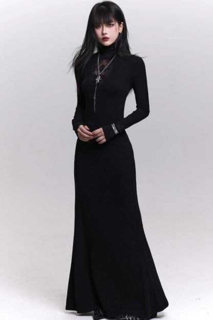 Dark Gothic Black Dress