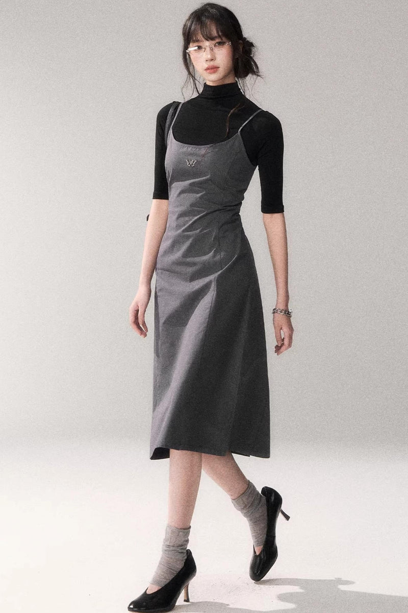 Retro Pure Cotton A-line Dress