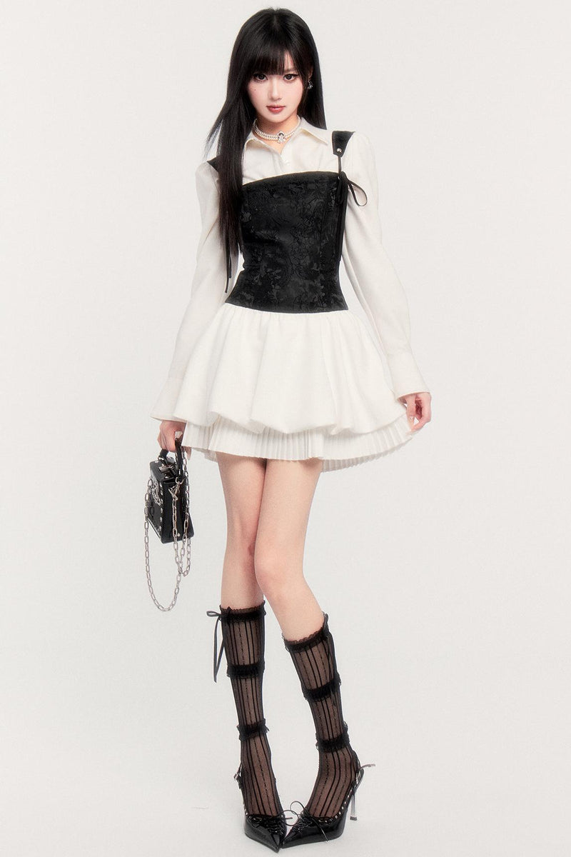 Moonlight Overture Pleated Dress