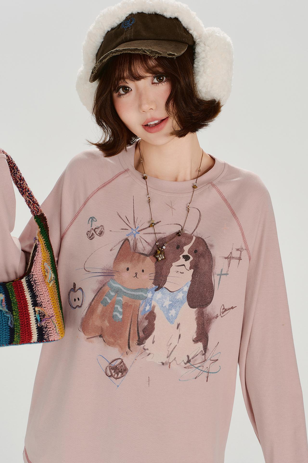 American Animal Retro Raglan Top