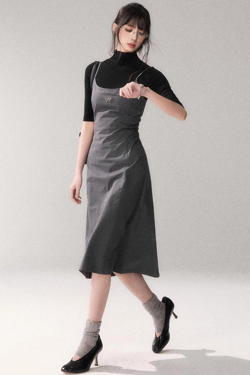 Retro Pure Cotton A-line Dress