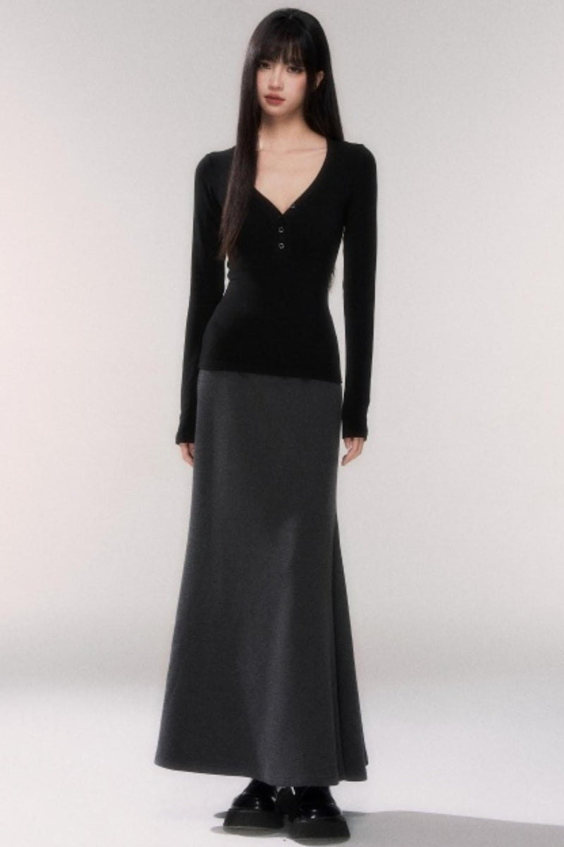 V-neck Tight Style Top