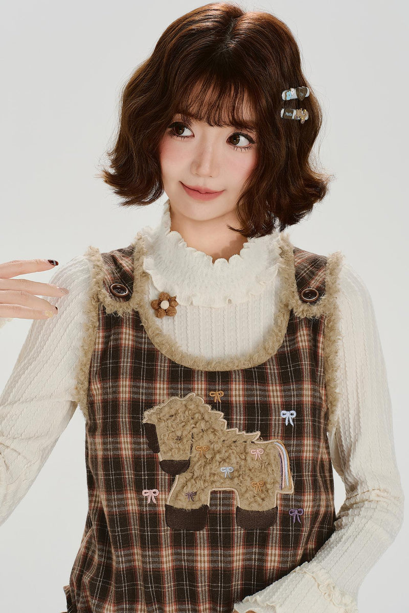 Plaid Retro Design Dress