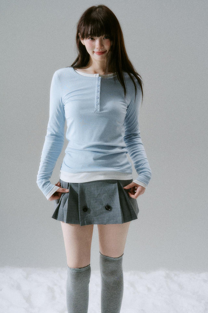 Button Design Slim Top
