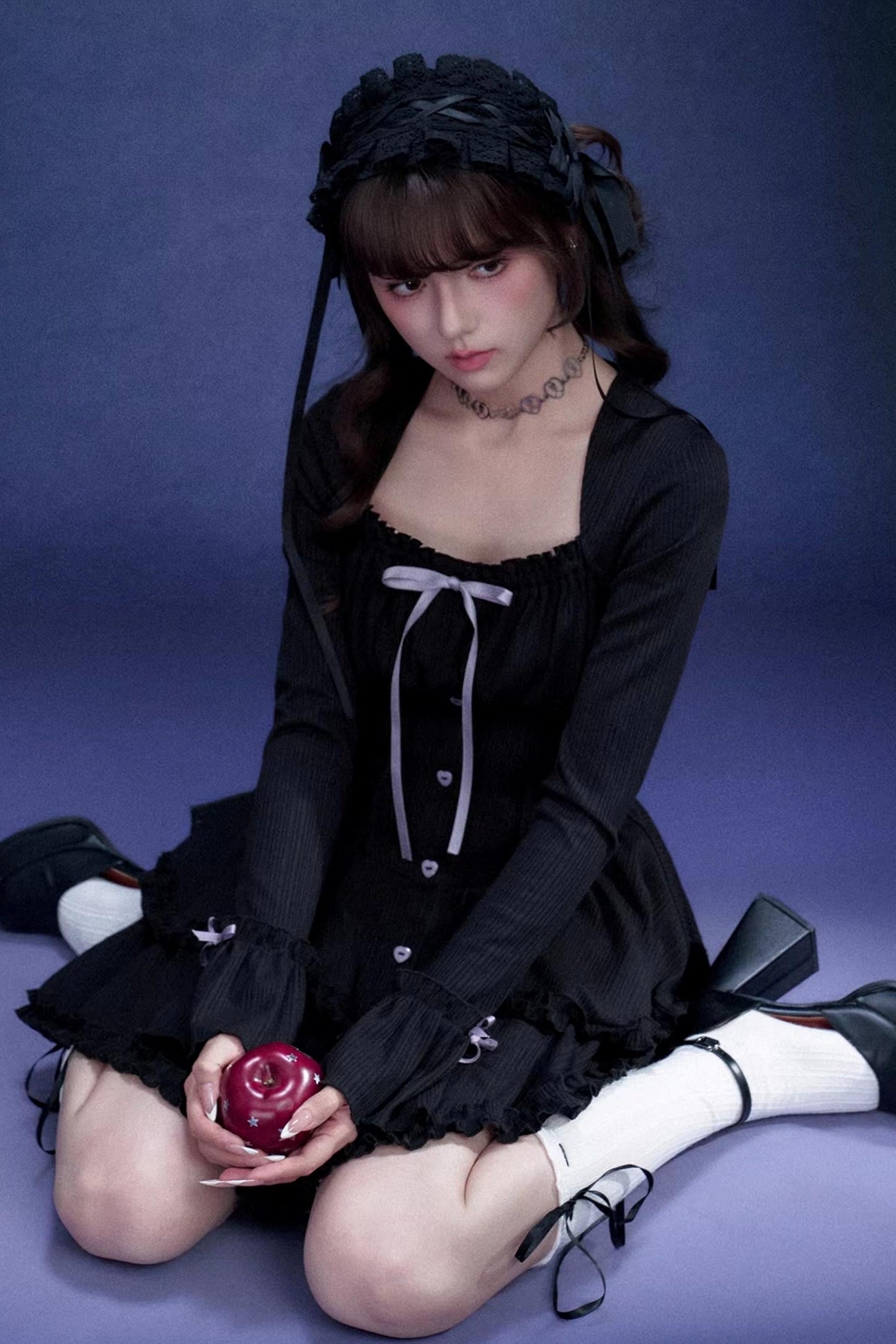 Dark Sweet Girly Tiered Dress