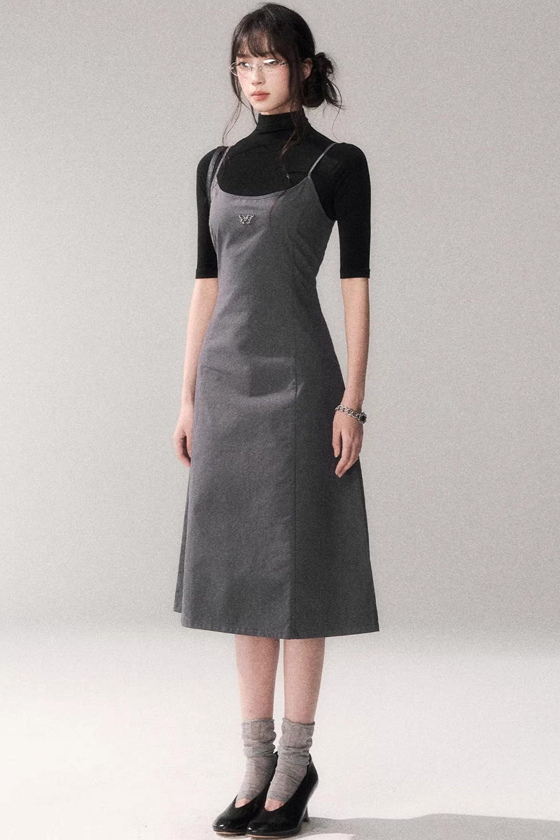 Retro Pure Cotton A-line Dress