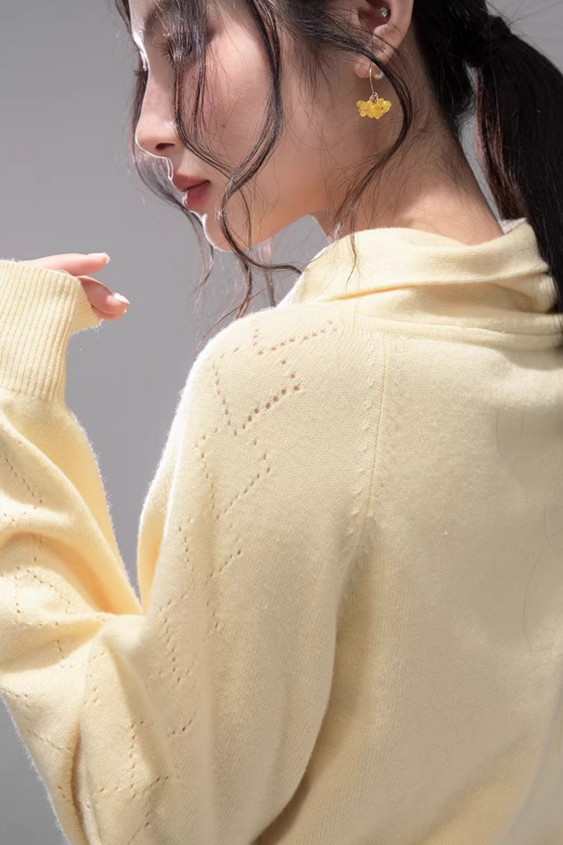Milky Yellow One-shoulder Top