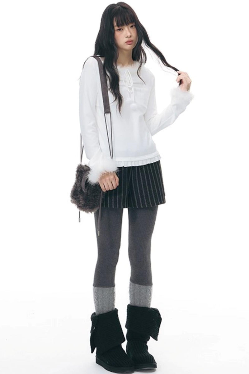 Fur Mini Crossbody Shoulder Bag