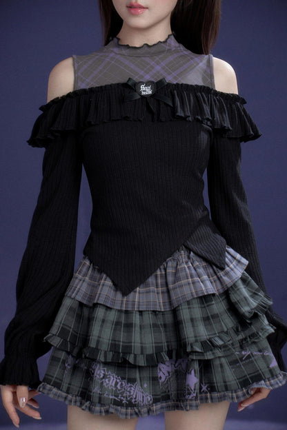 Dark Girl Off Shoulder Top