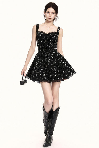 Dark Strap Dress