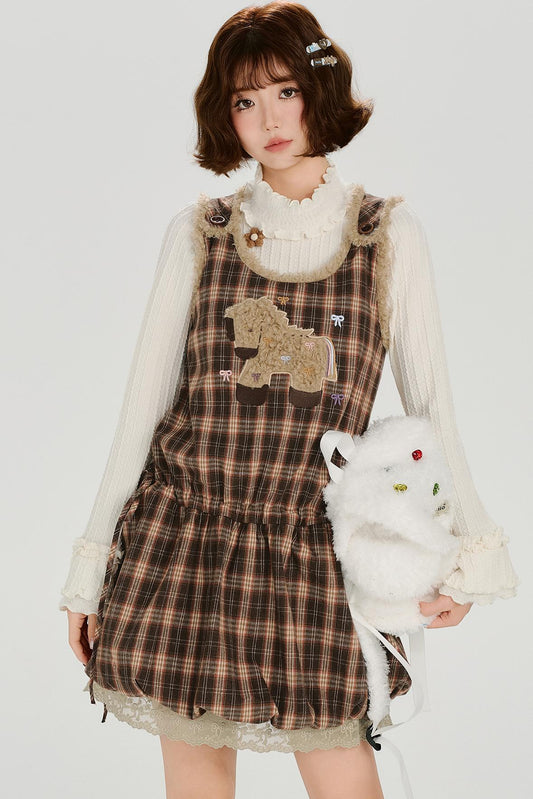 Plaid Retro Design Dress