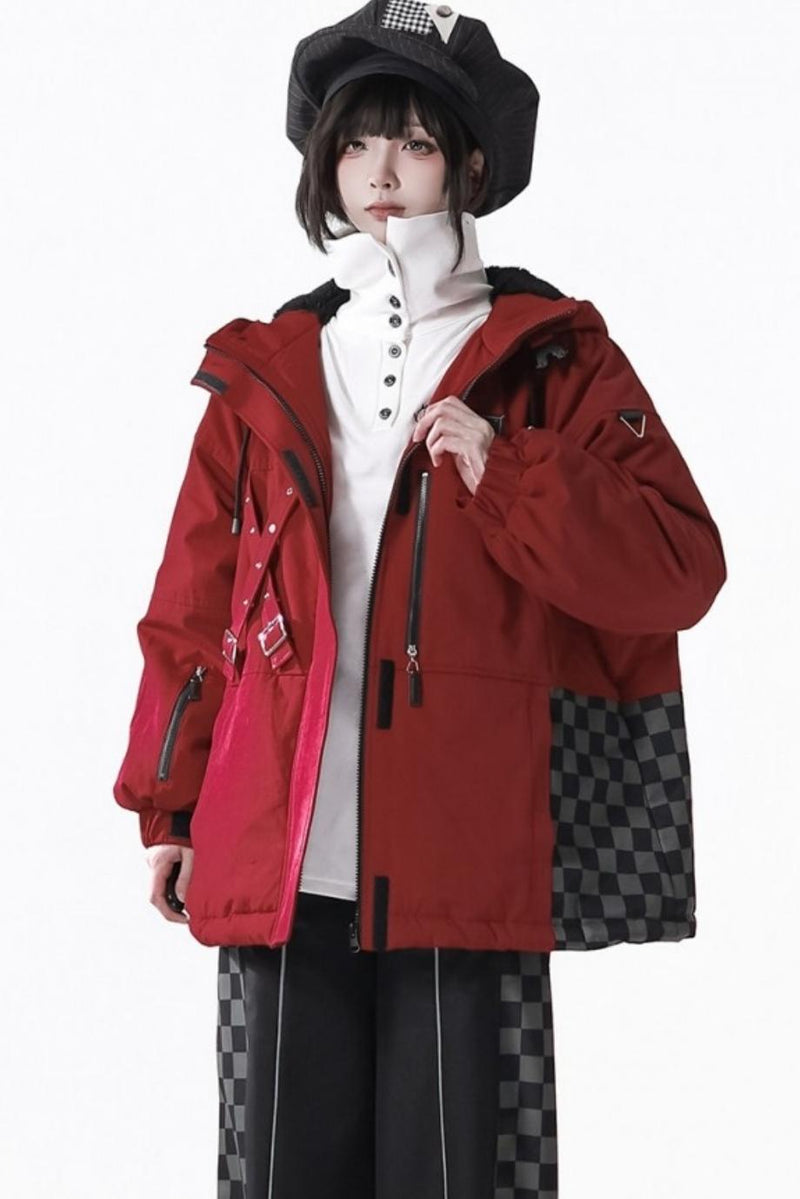 Fleece Jacket + Suspender Skirt + Pants + Shirt