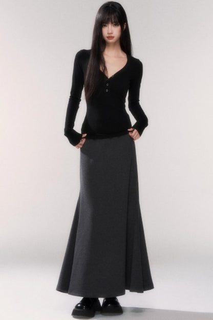 V-neck Tight Style Top