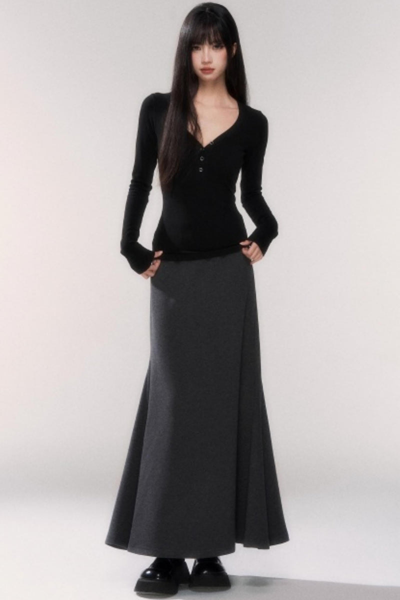 V-neck Tight Style Top