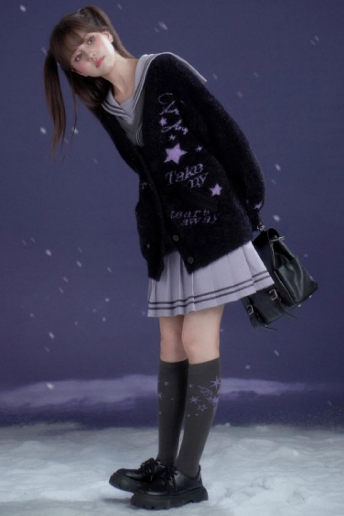 Sweet Lavender Purple Sailor Dress
