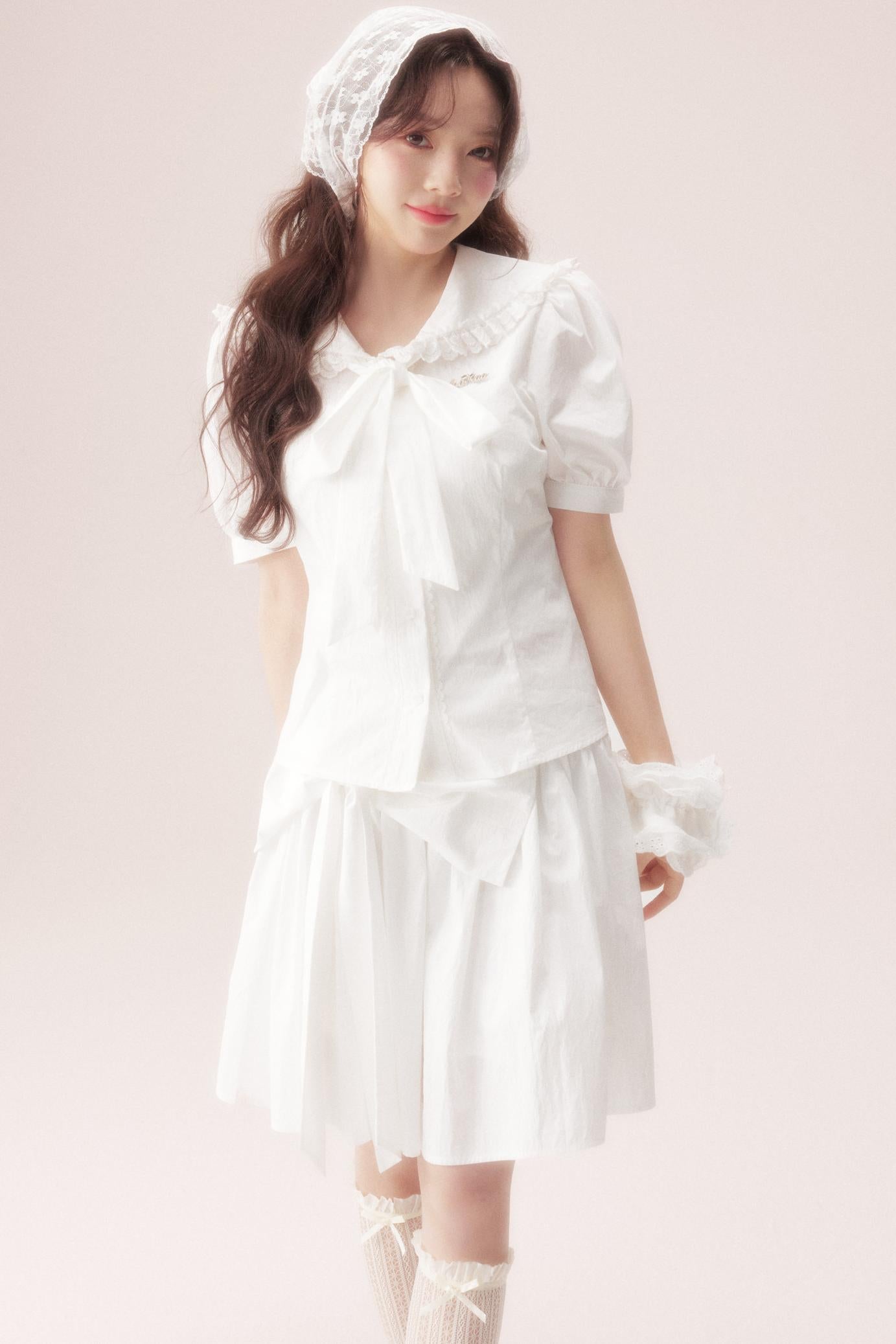 Sea Salt Bow Tie Shirt + Skirt