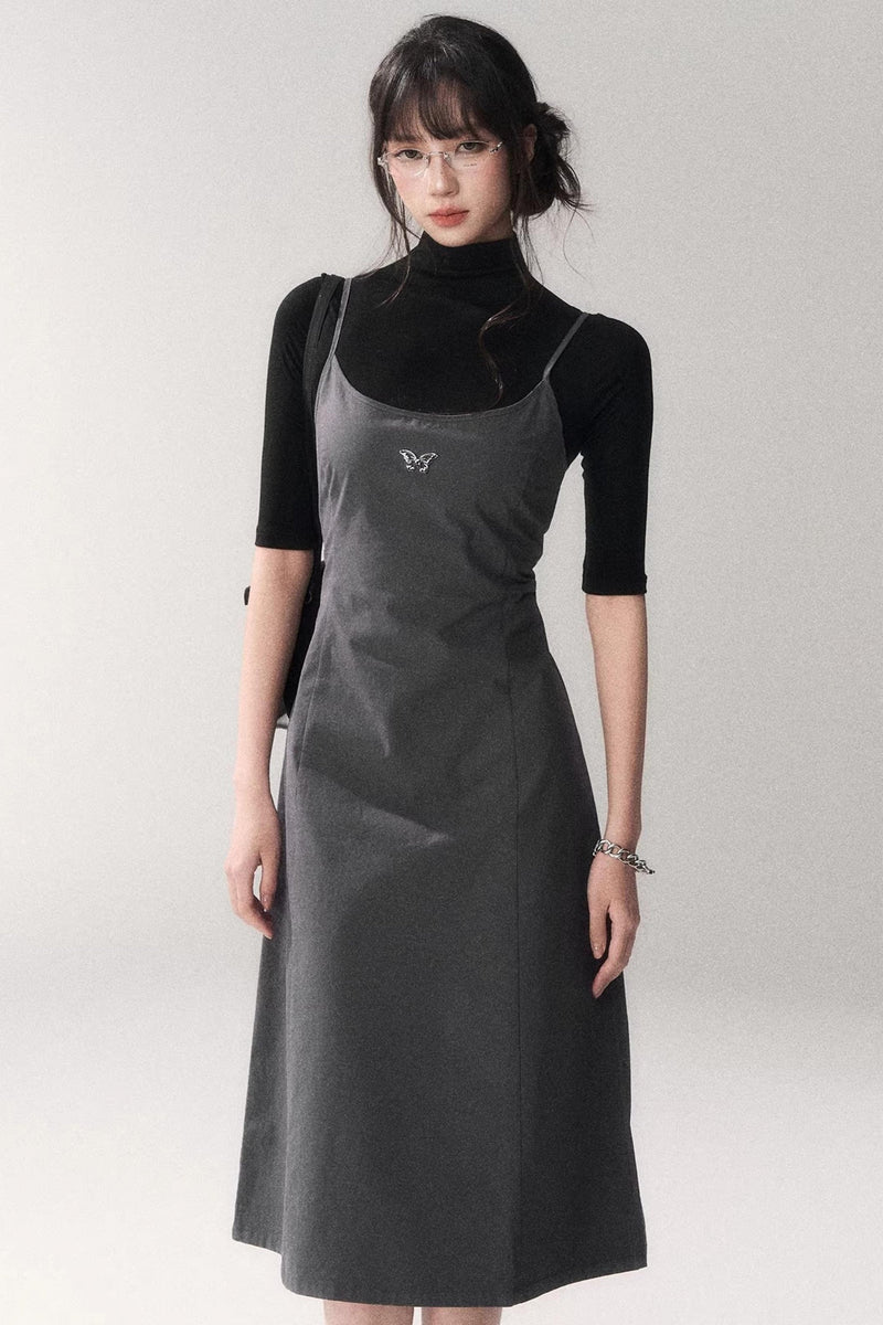Retro Pure Cotton A-line Dress