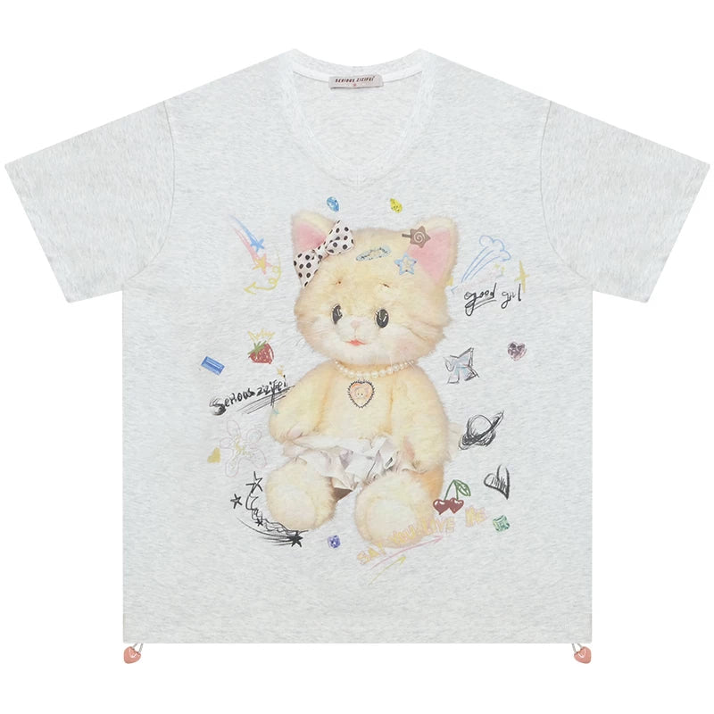 Gummy Bear V-neck Top