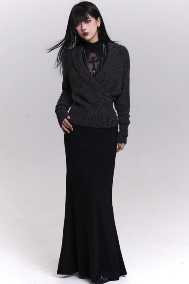 Dark Gothic Black Dress