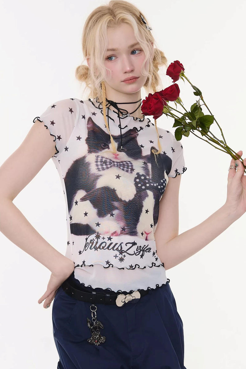 Big Cat Star Top