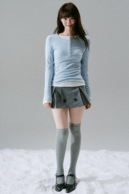 Button Design Slim Top