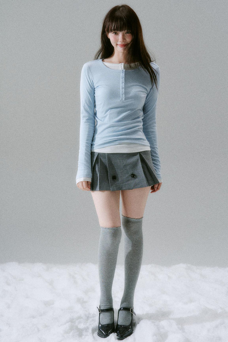 Button Design Slim Top