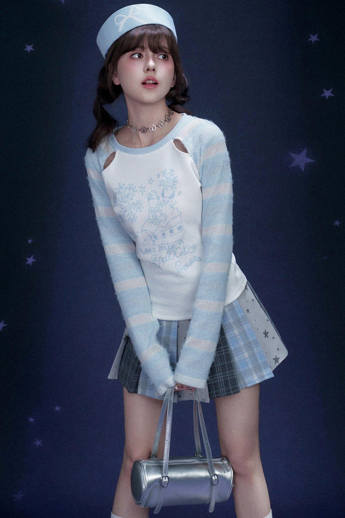 Angelic Raglan Crop Top