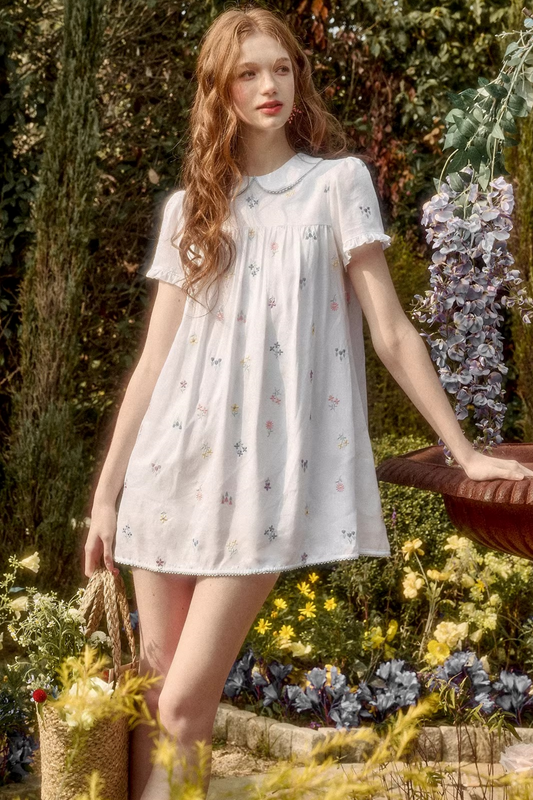 Retro Dress + Top + Pants + Curtain + Scarf