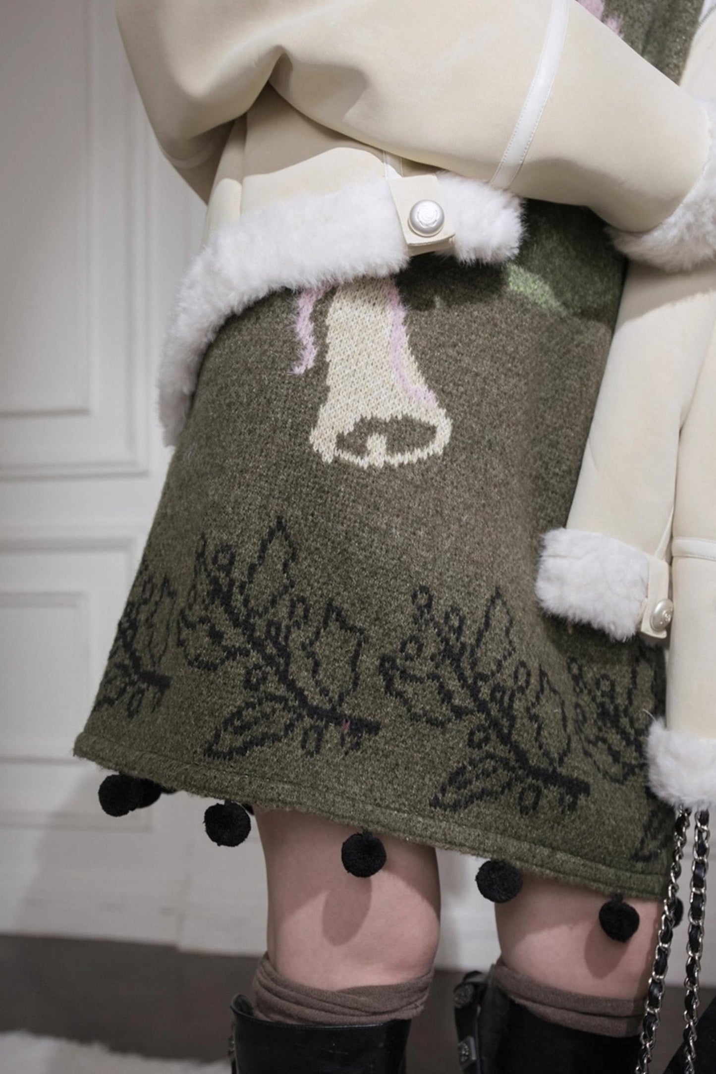 Dark Green Knit Vest